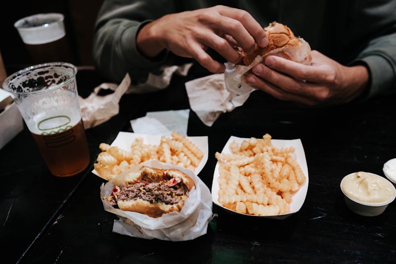 Seasoned Crinkle Fries golden and crispy